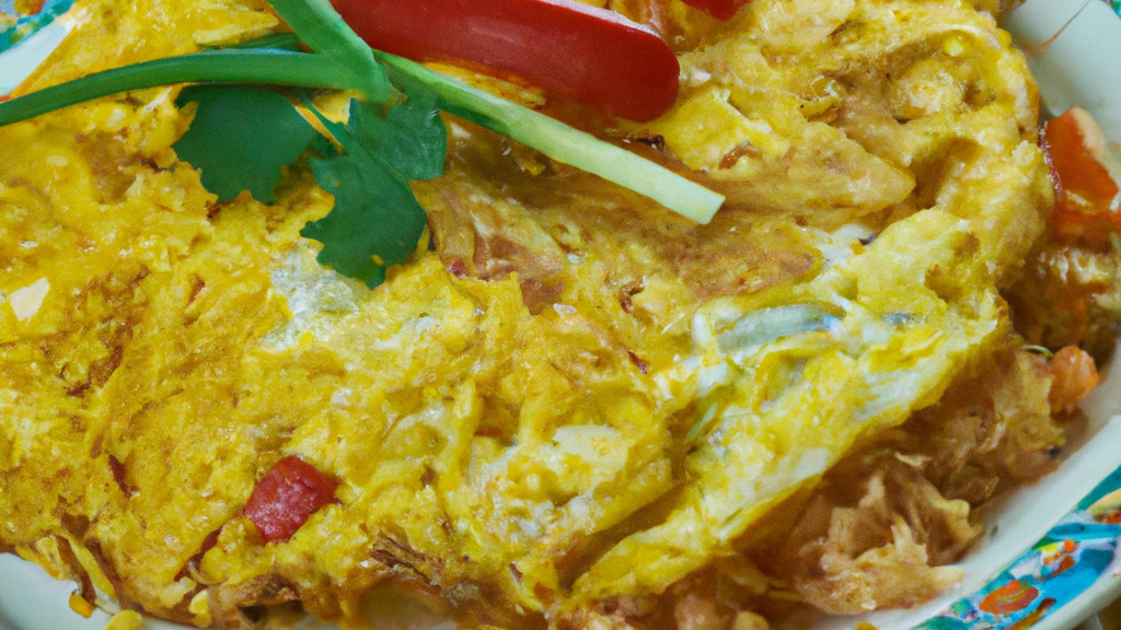 Nasi Goreng Pattaya – Gebratener Reis in einem Omelett image