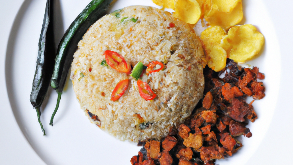 Nasi Ulam – Kräuterreis mit Kokosraspeln image