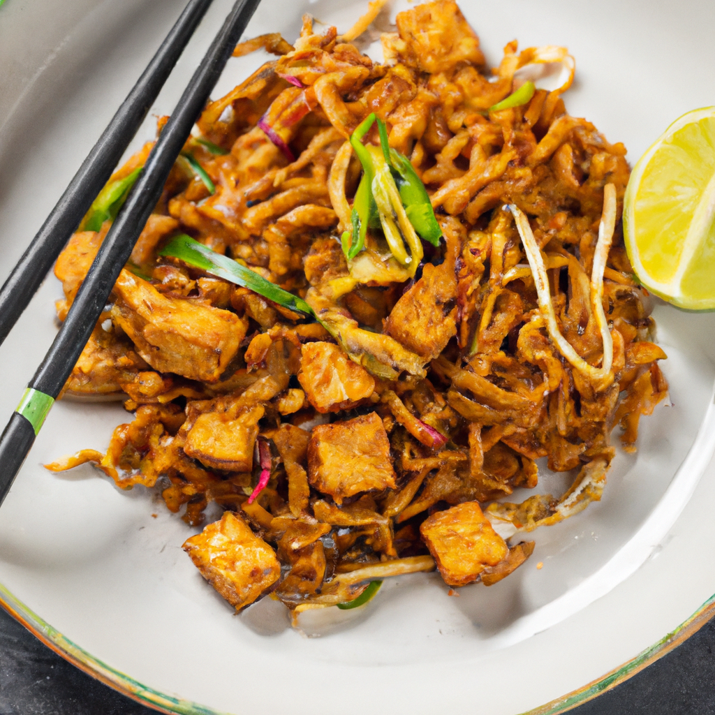 Mee Goreng Mamak – Würzige gebratene Nudeln mit Ei & Tofu