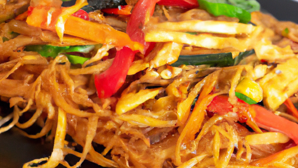Bihun Goreng – Gebratene Glasnudeln mit Gemüse image
