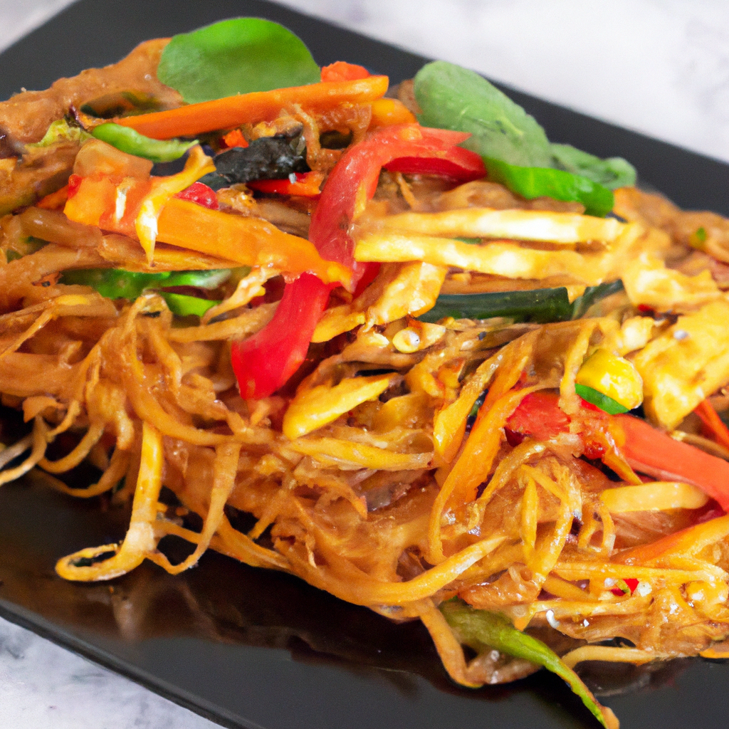 Bihun Goreng – Gebratene Glasnudeln mit Gemüse