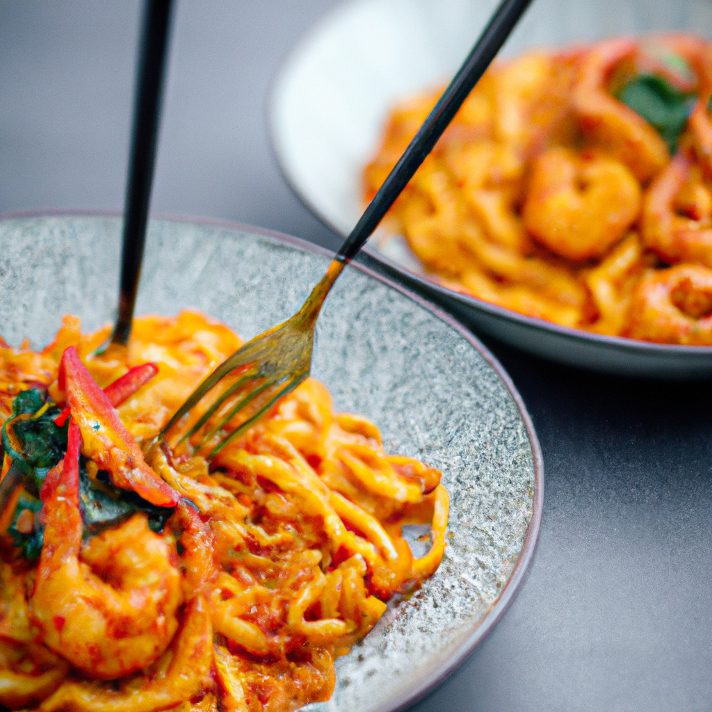 Mee Bandung – Nudeln mit Garnelen & würziger Soße