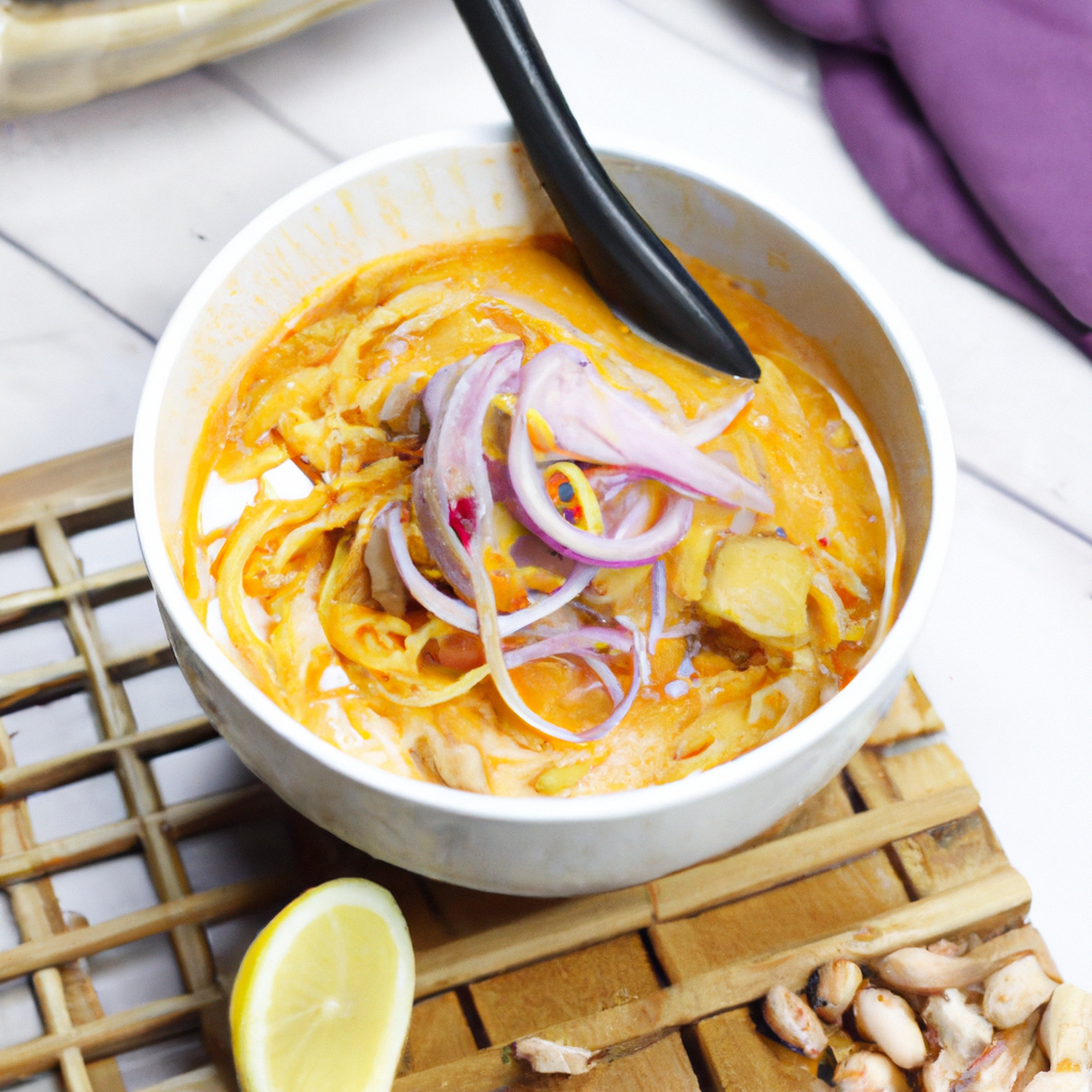 Laksa Kelantan – Cremige Kokosnuss-Laksa