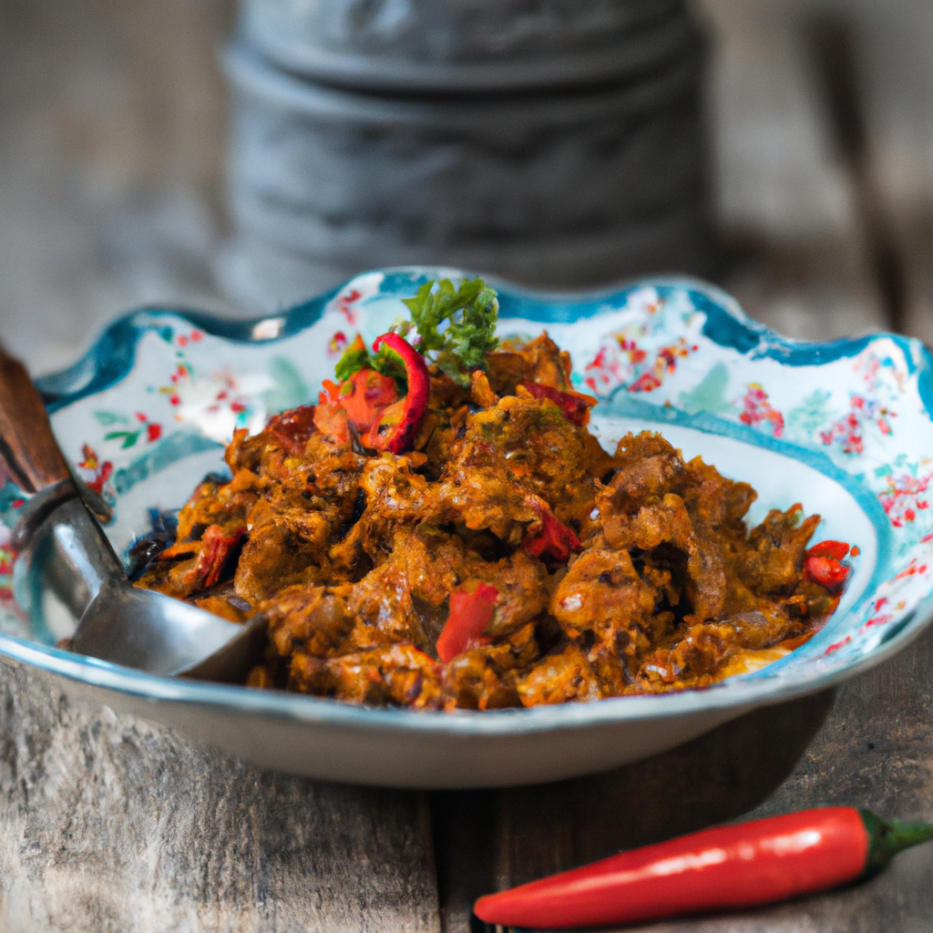 Rendang Daging – Aromatisches, langsam gekochtes Rindfleisch