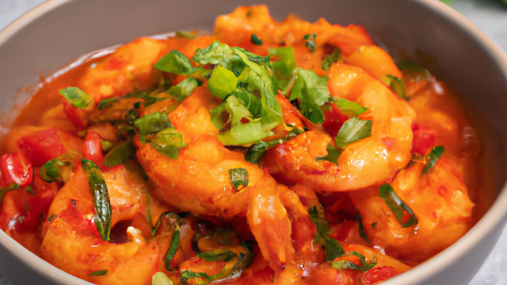 Sambal Udang – Garnelen in scharfer Sambal-Soße image