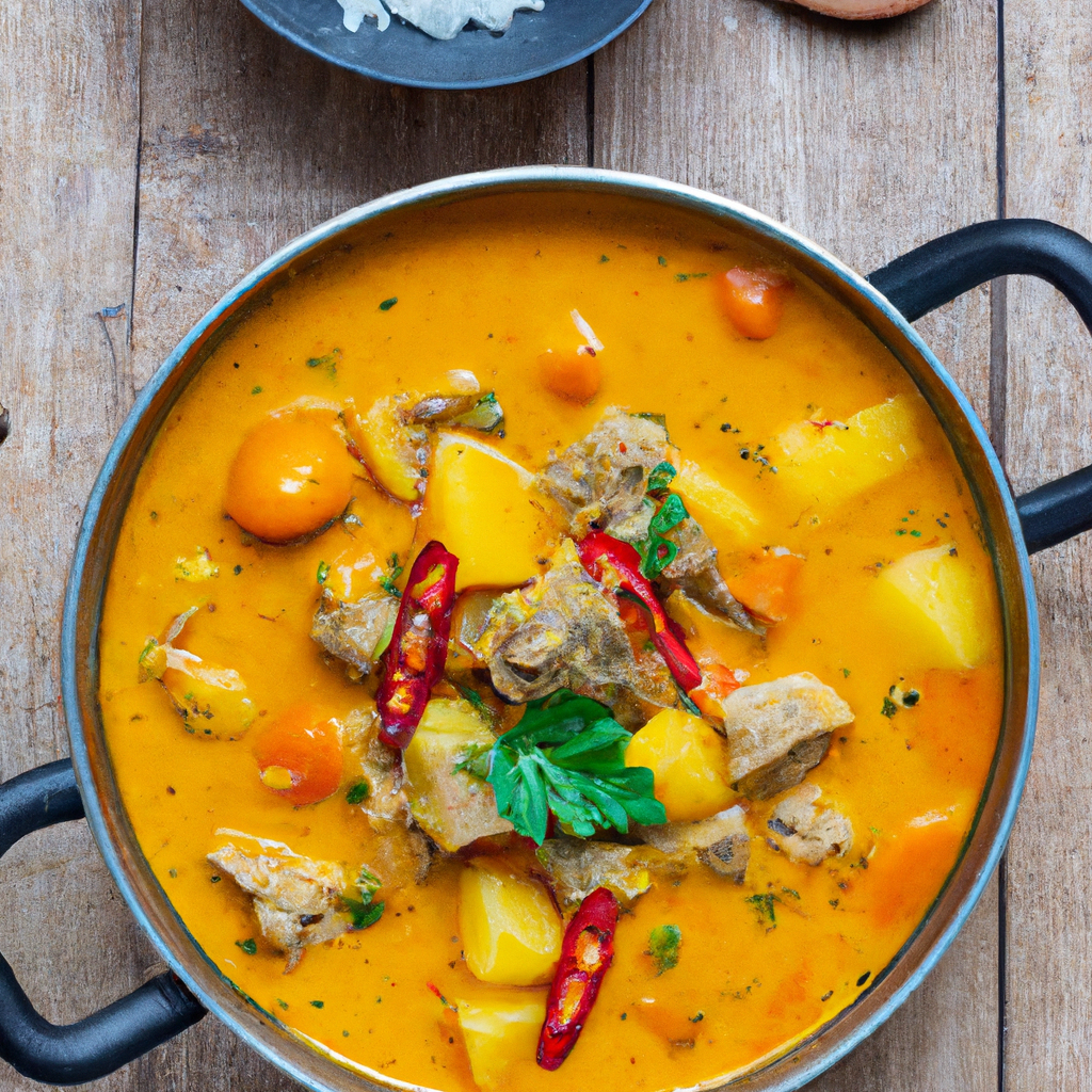Kari Kambing – Lammcurry mit Kartoffeln