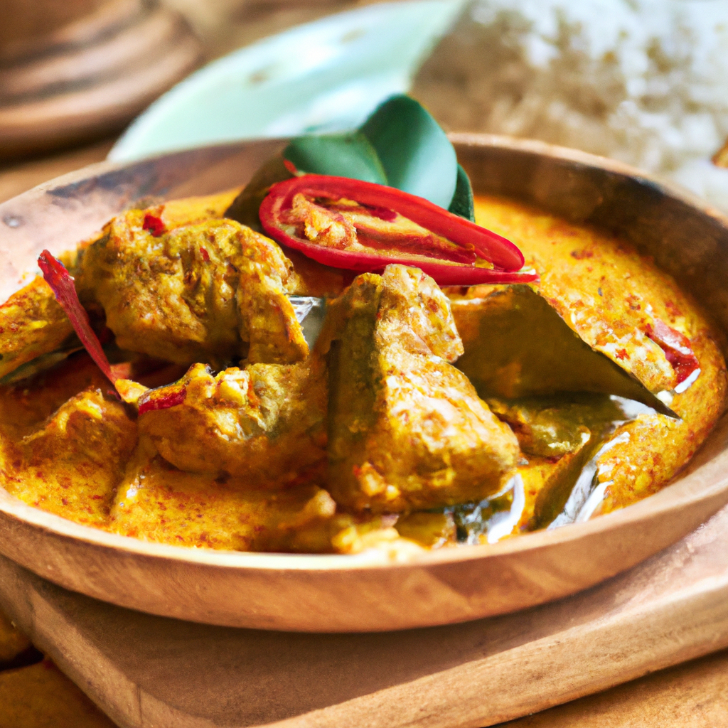 Masak Lemak Cili Padi – Cremiges Kokoscurry mit Fleisch oder Fisch