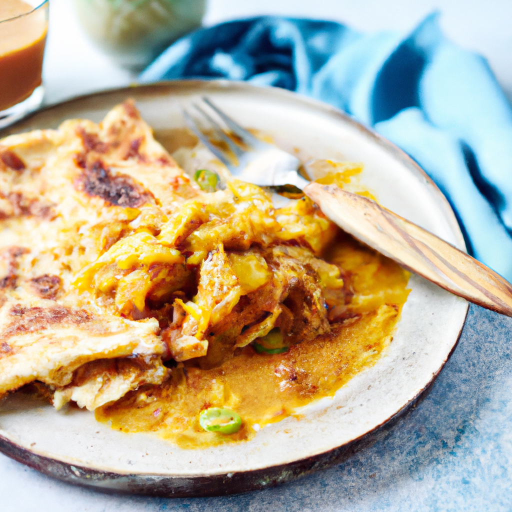 Roti Canai – Fladenbrot mit Dhal oder Curry
