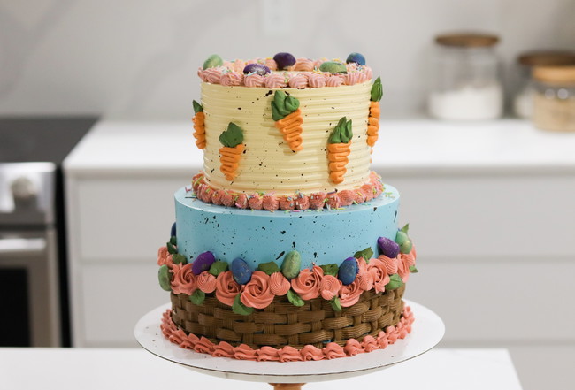 Image of Easter Basket Cake - Tip by Tip