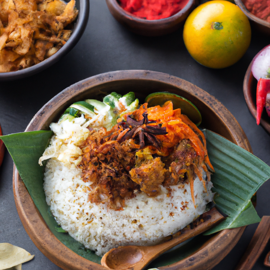 Nasi Uduk – Aromatischer Kokosreis mit Beilagen image