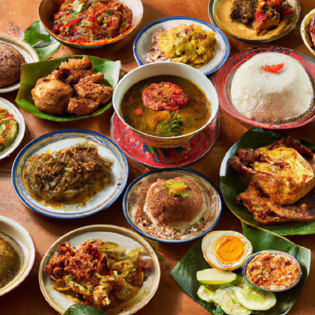 Nasi Padang – Padang-Style Reis mit verschiedenen Currys image