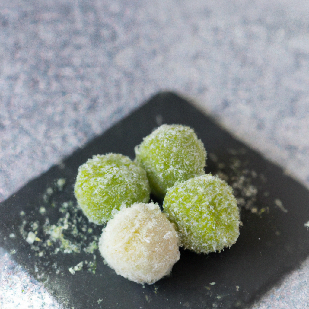 Klepon – Grüne Reisbällchen mit Palmzucker image