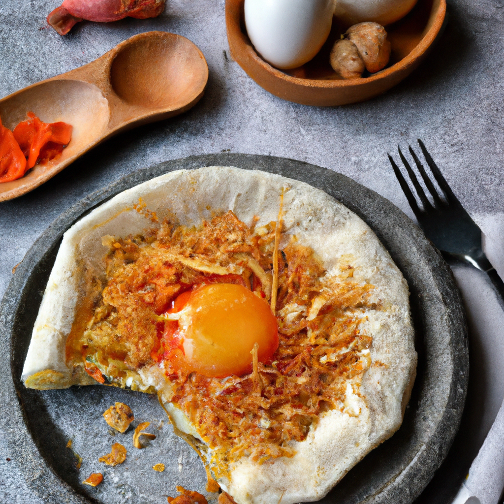 Kerak Telor – Gebackenes Ei mit Kokos & Klebreis image