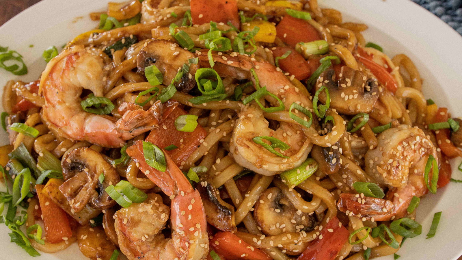 Image of Shrimp Udon Stir Fry
