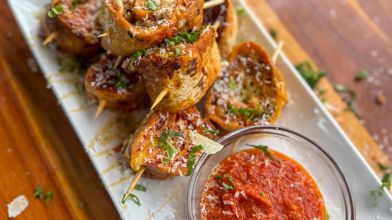 Image of Loaded Italian Pizza Pinwheels