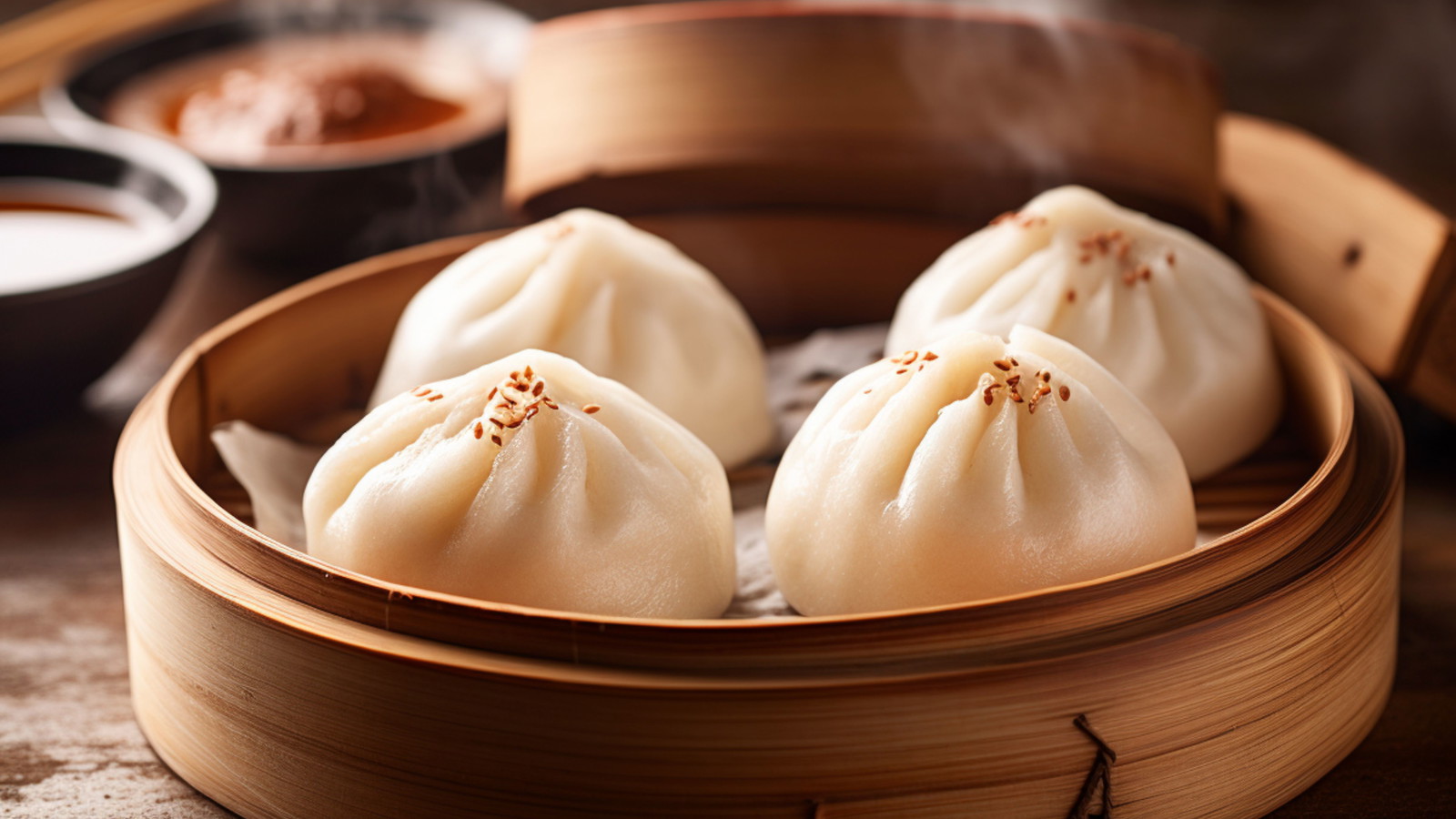 Image of Baozi au porc braisé (Baozi)