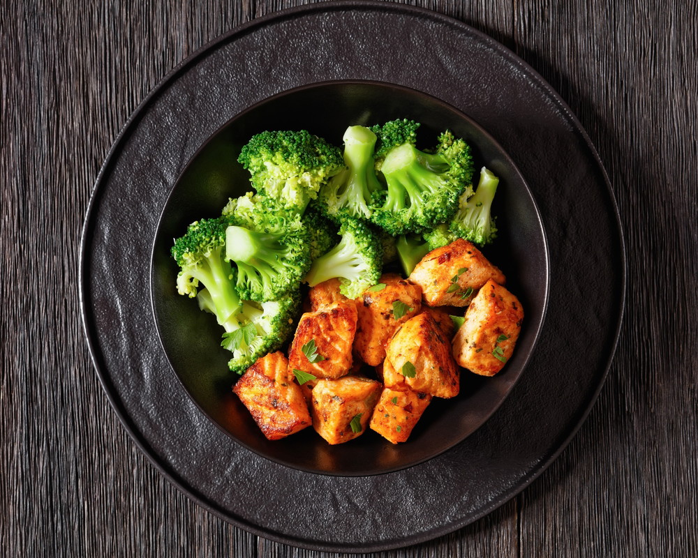 Sriracha Salmon Bites