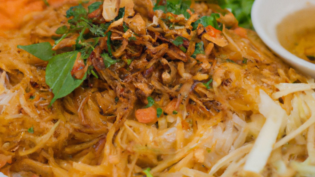 Nom Banh Chok (នំបញ្ចុក) – Traditionelle Reisnudeln mit Fischpaste image