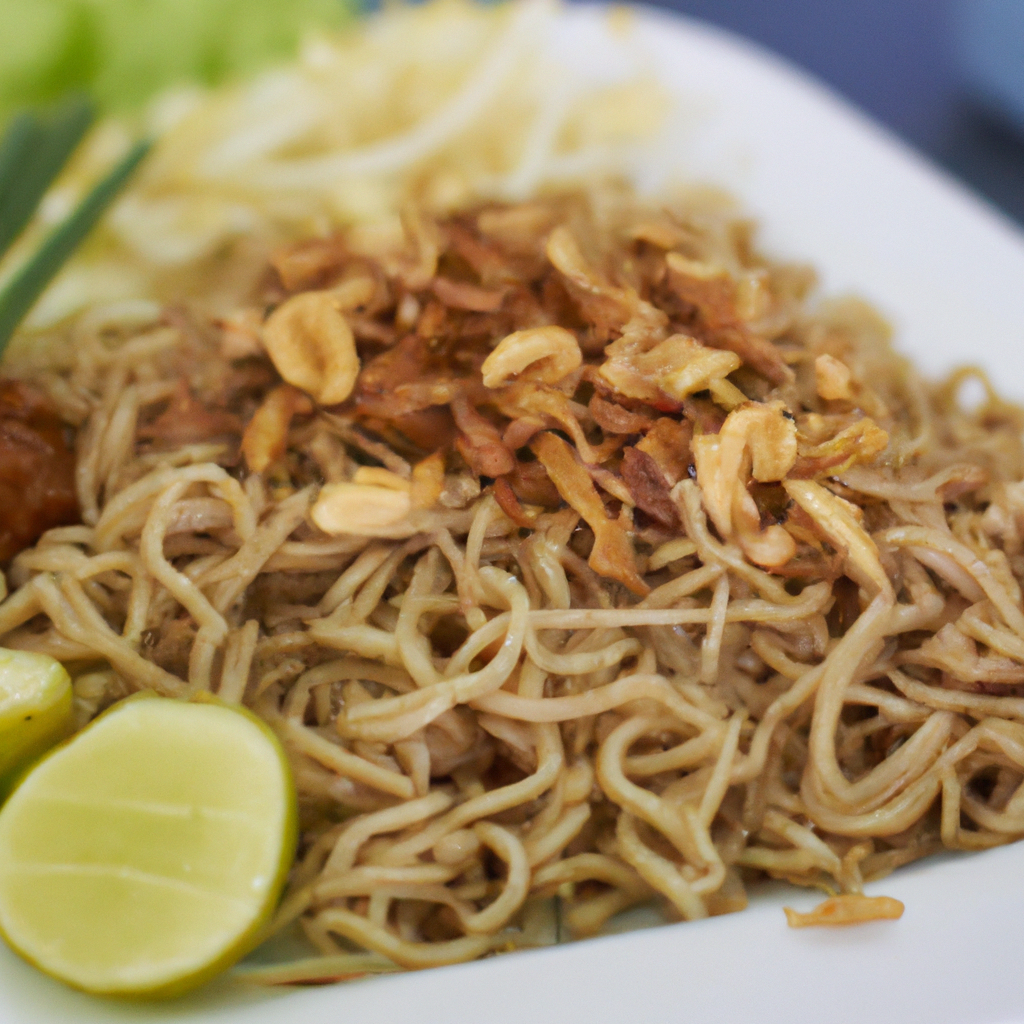 Mee Kola (មីកុឡា) – Khmer-Nudeln mit Sojasauce