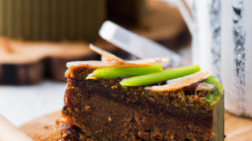 Num Chak Kachan (នំច័ក្កចាន់) – Schichtkuchen aus Reismehl image