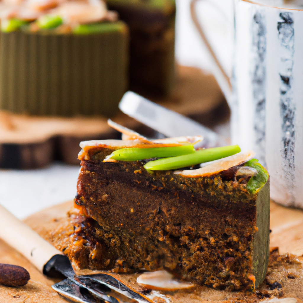 Num Chak Kachan (នំច័ក្កចាន់) – Schichtkuchen aus Reismehl