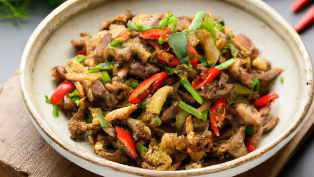 Sach Ko Cha Kreoung (សាច់គោឆាគ្រឿង) – Gebratenes Rindfleisch mit Kräuterpaste image