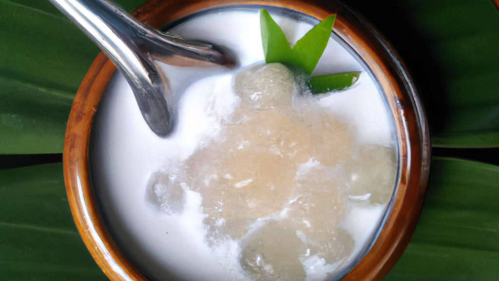 Num Sakoo (នំសាគូ) – Sago-Dessert mit Kokos image