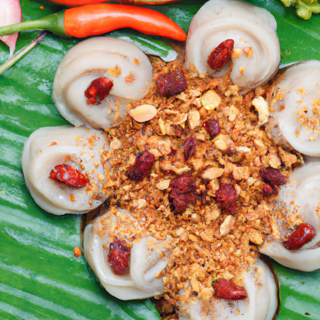 Num Plae Ai (នំផ្លែអាយ) – Süße Kokos-Bohnen-Dumplings