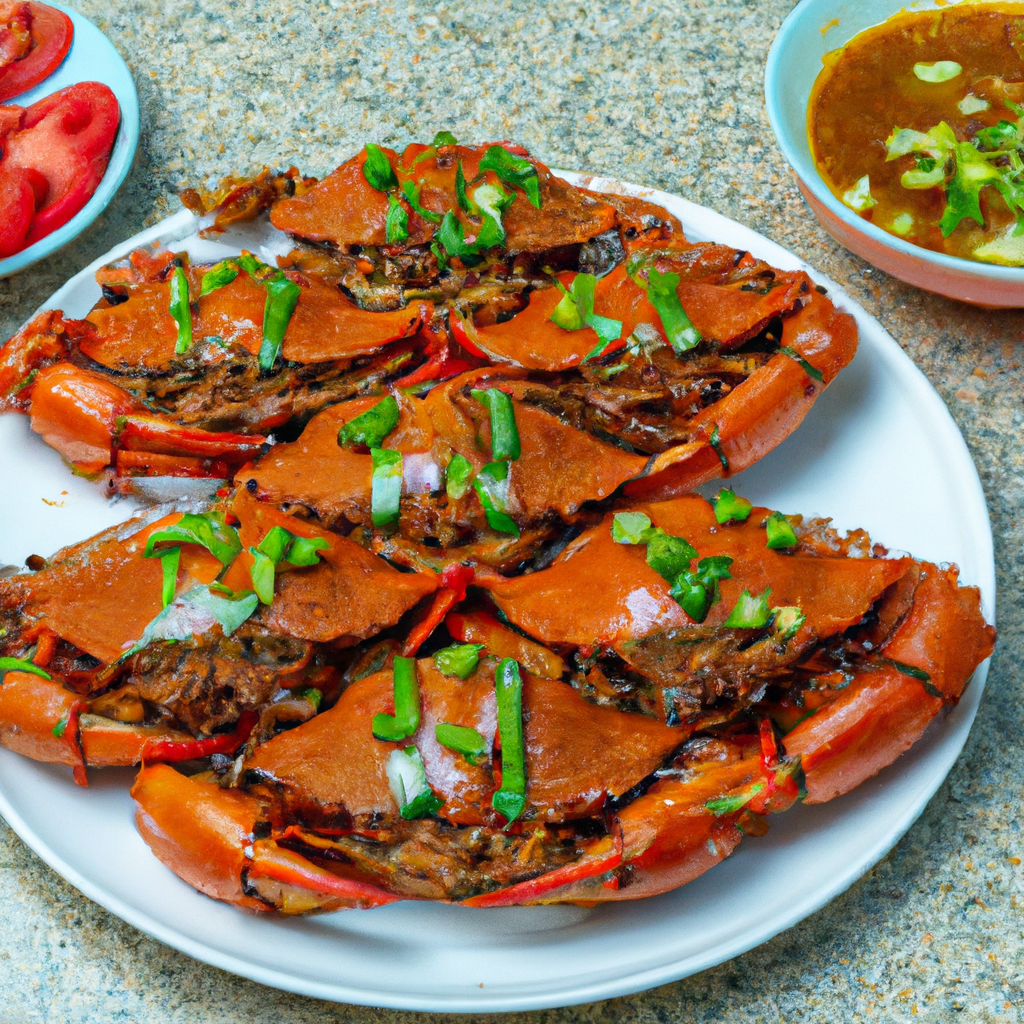 Kdam Prang (ក្តាមប្រចៀប) – Krabben in süß-saurer Soße