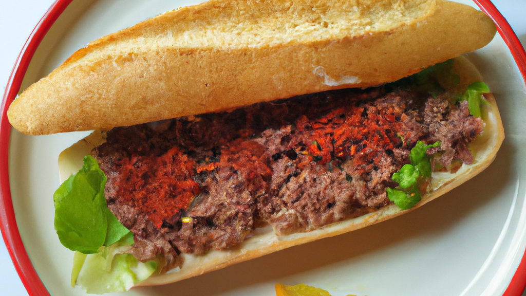 Sach Ko Nom Pang (សាច់គោនំប៉័ង) – Rindfleisch-Baguette mit Khmer-Sauce image