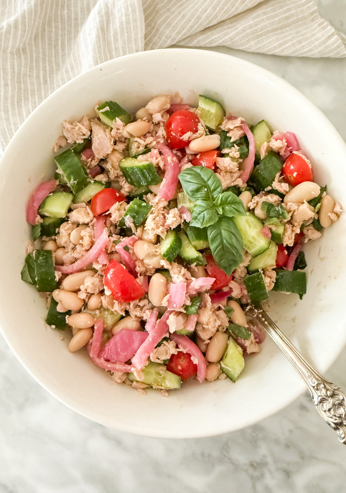 High Protein Tuna & Bean Salad