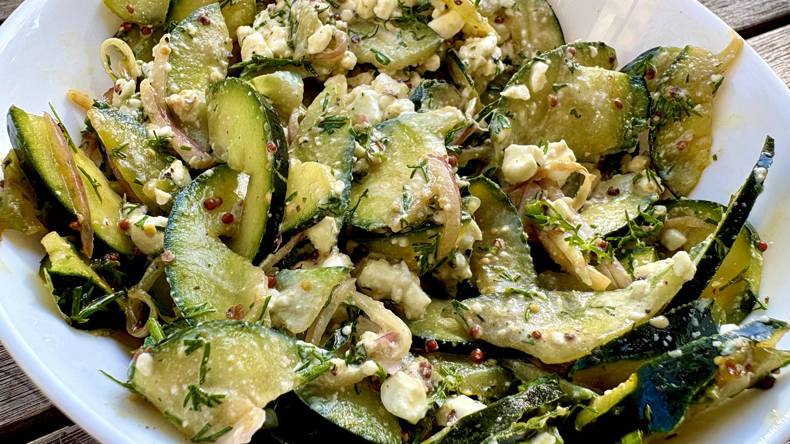 Image of Cucumber and Dill with Cottage Cheese