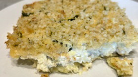 Image of Creamy Zucchini Casserole with Ghosted Maple Syrup: A Savory Summer Favorite