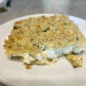 Image of Creamy Zucchini Casserole with Ghosted Maple Syrup: A Savory Summer Favorite