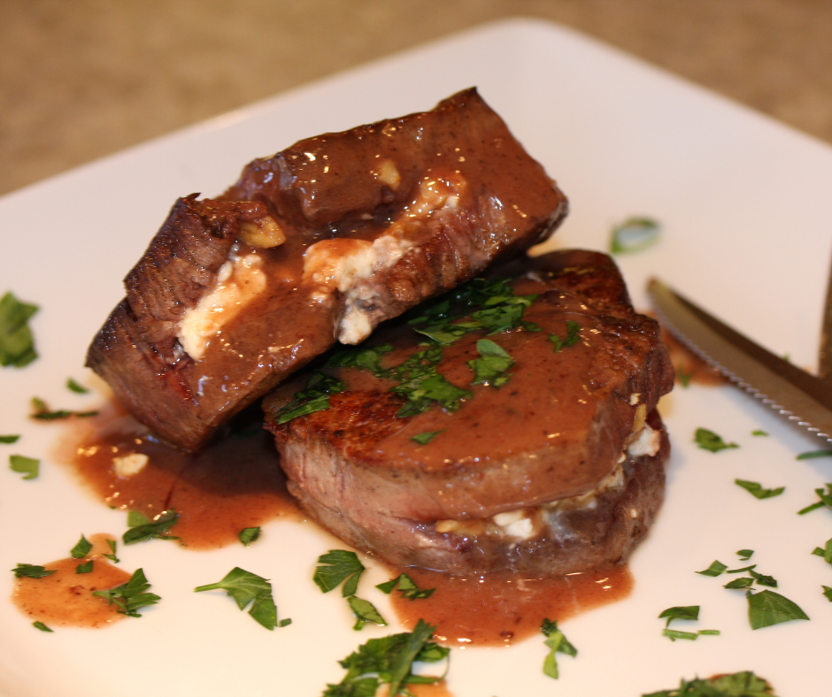 Cattle Call Bleu Cheese Stuffed Tenderloin  