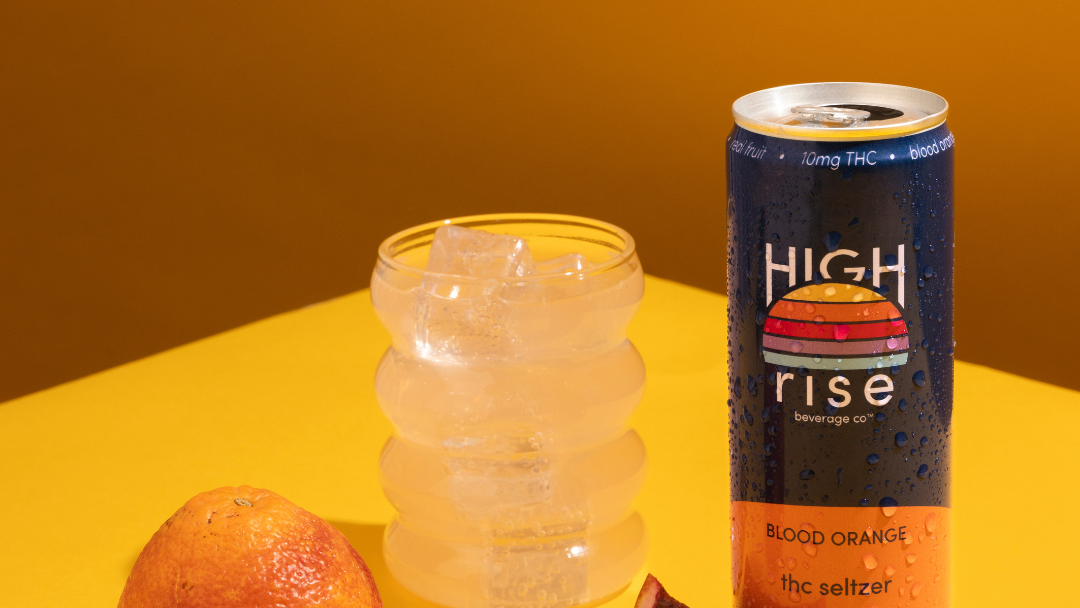 Fresh Drop mocktail, made with High Rise 5mg or 10mg THC selzter