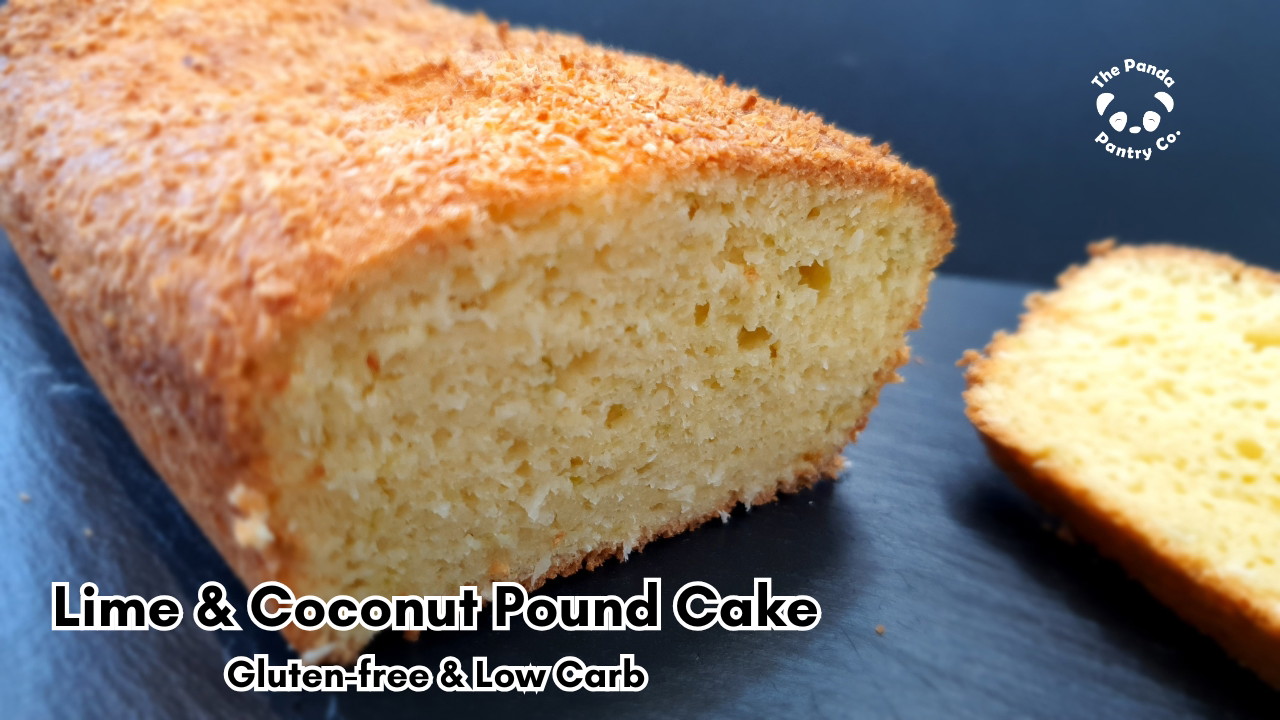 Image of Lime & Coconut Pound Cake – Low-Carb, Gluten-Free, and Bursting with Fresh Flavour