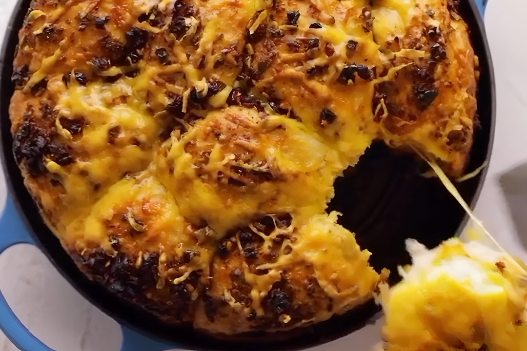 Buns au fromage avec une touche piquante