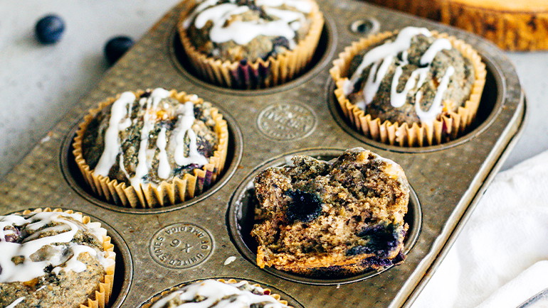 Image of Blueberry Banana Maqui Berry Muffins Recipe
