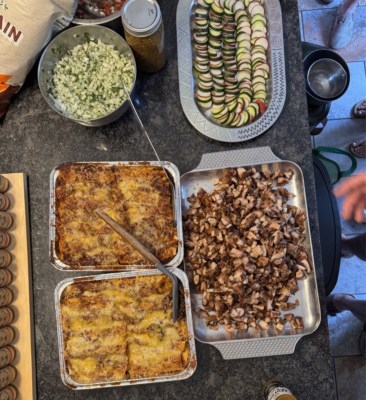 The Marine Cookout Enchiladas