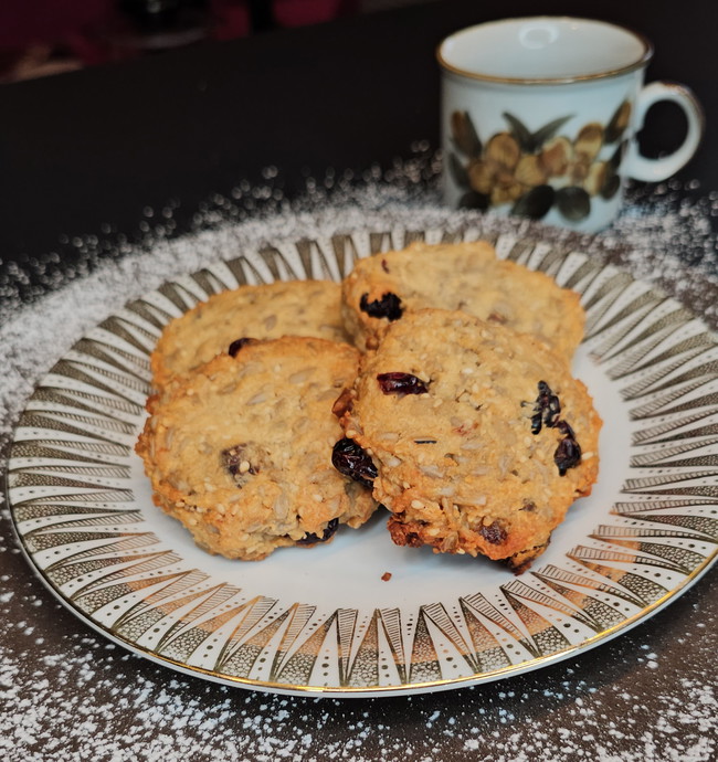 Image of Dattel-Vollkorn-Kekse mit Cranberries