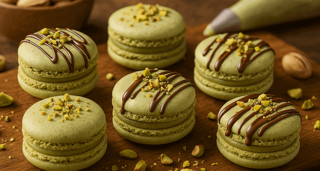Image of Pistachio Macaron Recipe UK