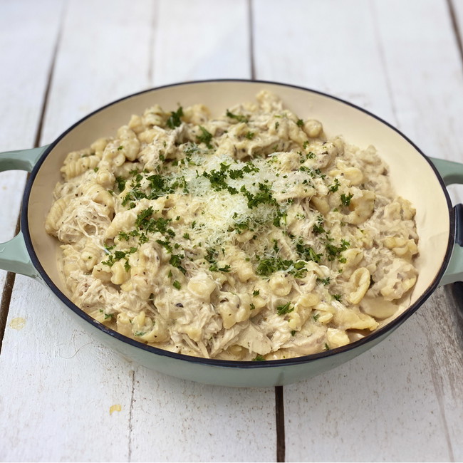 Image of Creamy Garlic Slow Cooker Pasta