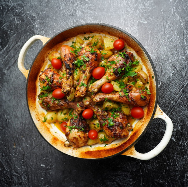 Image of Garlic Butter Chicken & Potato Bake