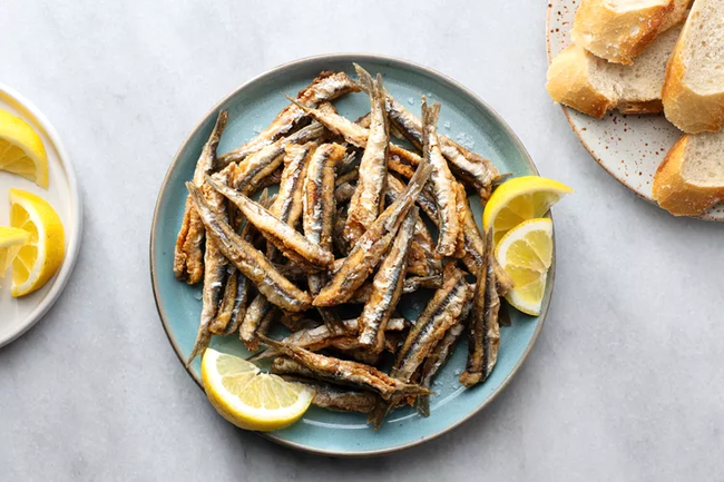 Spanish Style Fried Anchovies