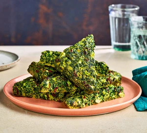 Kuku sabzi (herb frittata with barberries)