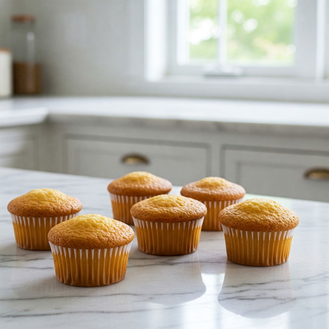 delicious fluffy cupcakes using powdered eggs and monk fruit sweetener