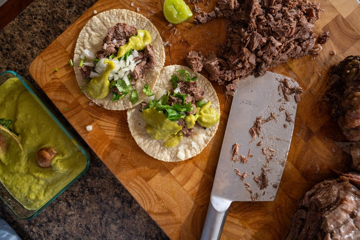 Tacos de Lengua de Buey