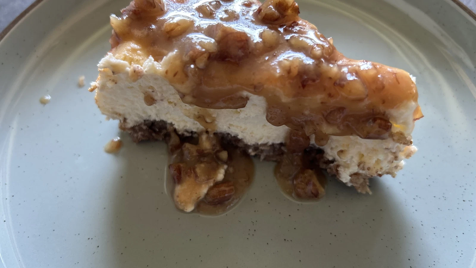 Image of  Cheesecake with Maple Pecan Topping