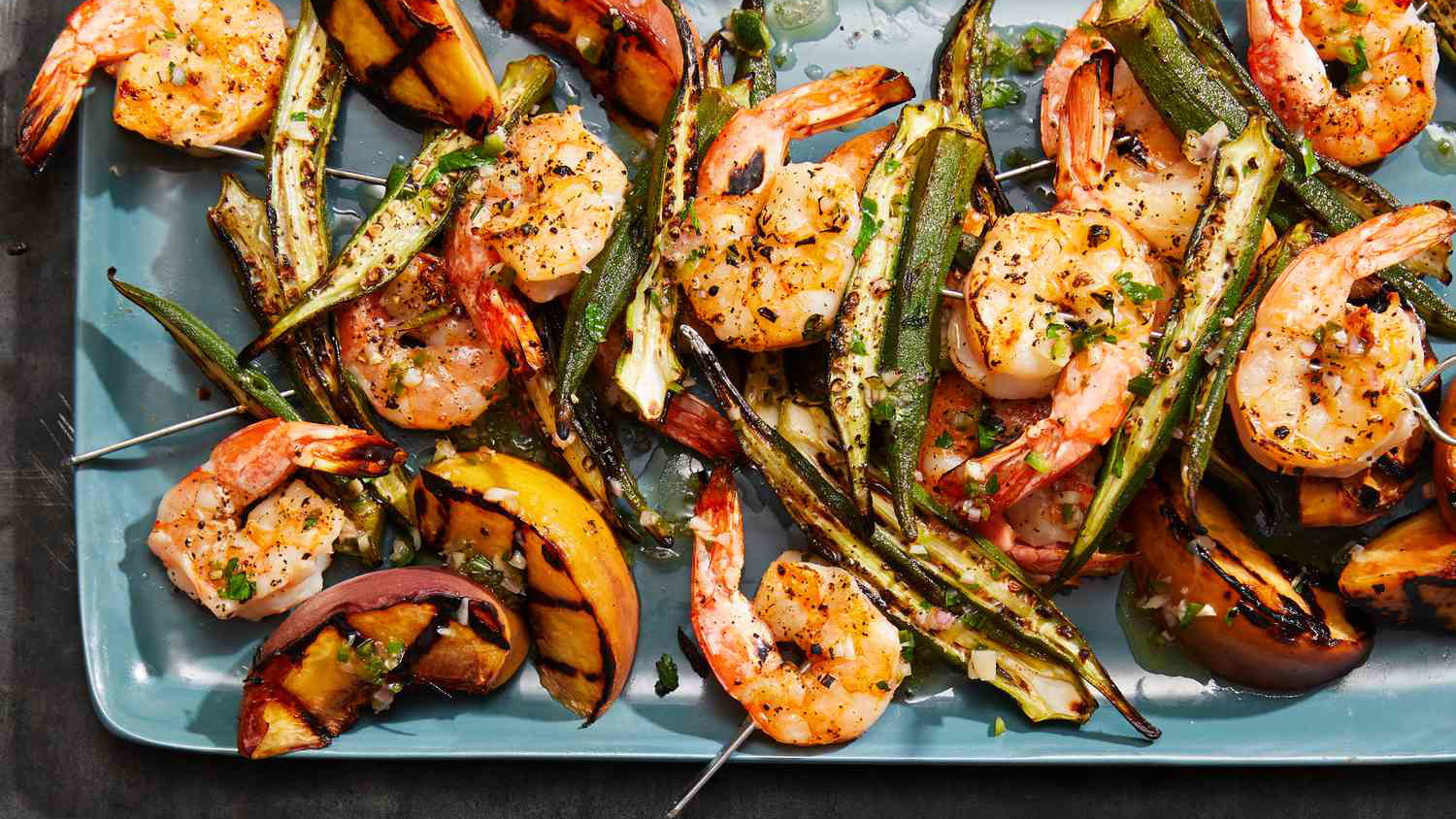 Image of herbes de provence and peach grilled marinade